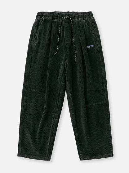 Wohnix - Gerade Hose aus gewaschenem Kordsamt